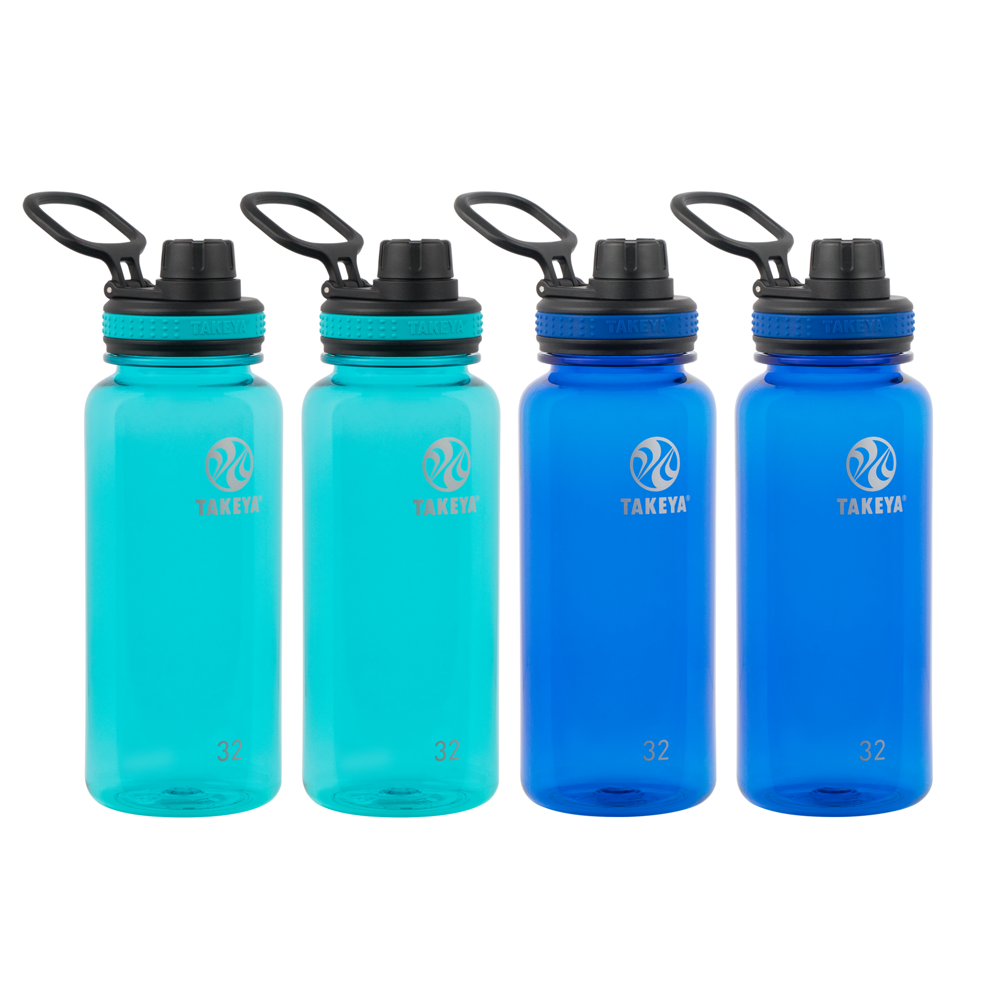 tritan-water-bottle-with-spout-lid-4-pack-p4 50276-Tritan-Spout-32-4pk-Ocean-Royal-angle.png