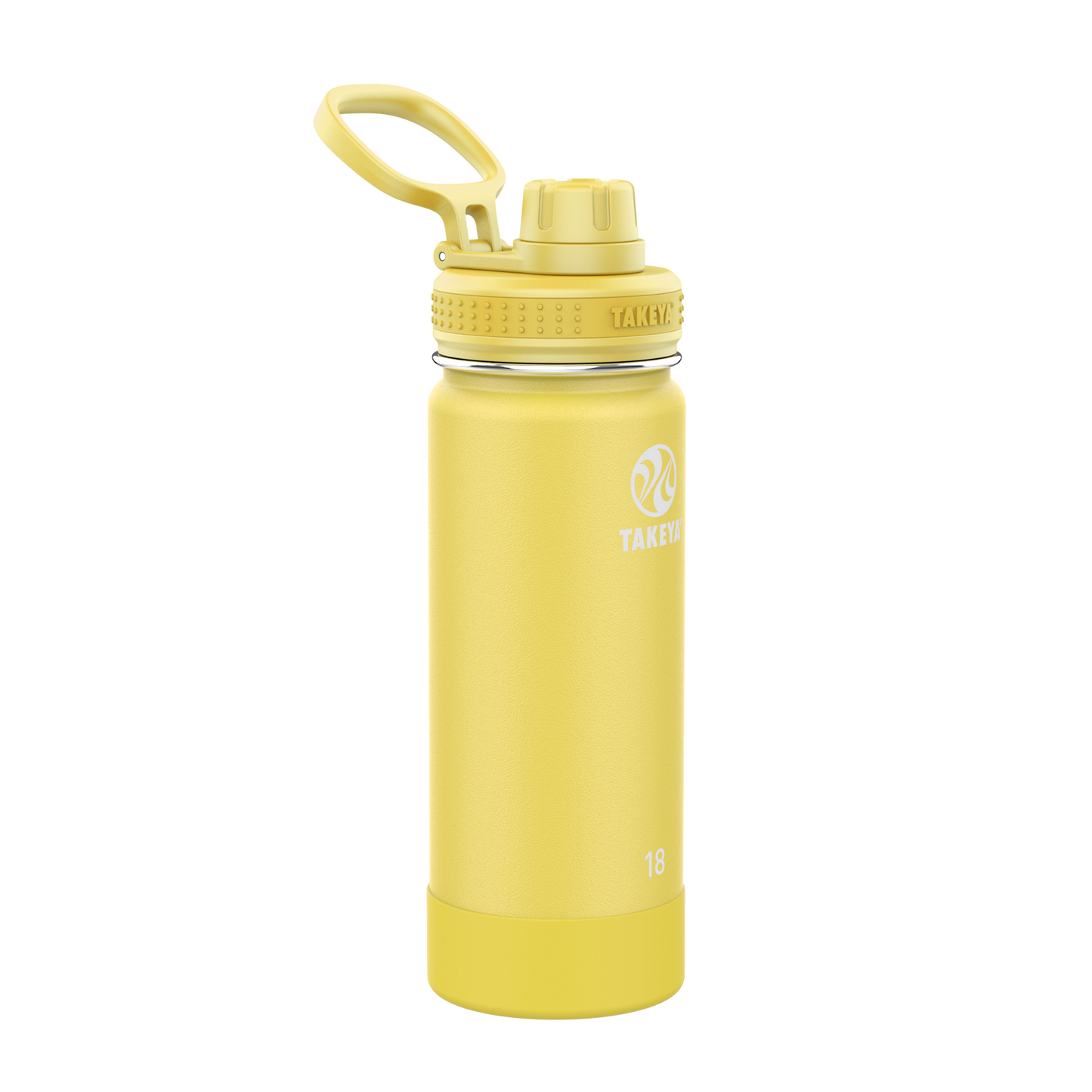 actives-water-bottle-with-spout-lid-e1 51159-Actives-Spout-18-Canary-angle.png