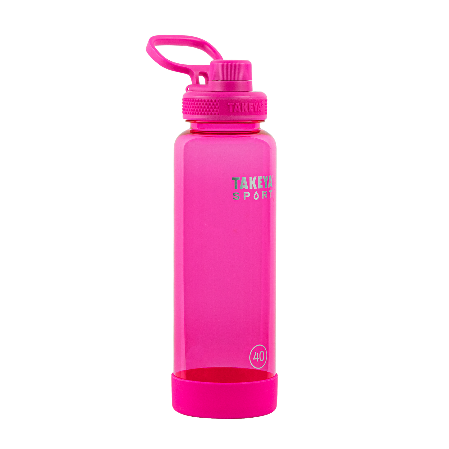 tritan-sport-water-bottle-with-spout-lid-y2 52030-TKS-Tritan-Spout-40-PinkSweep-frontangle.png