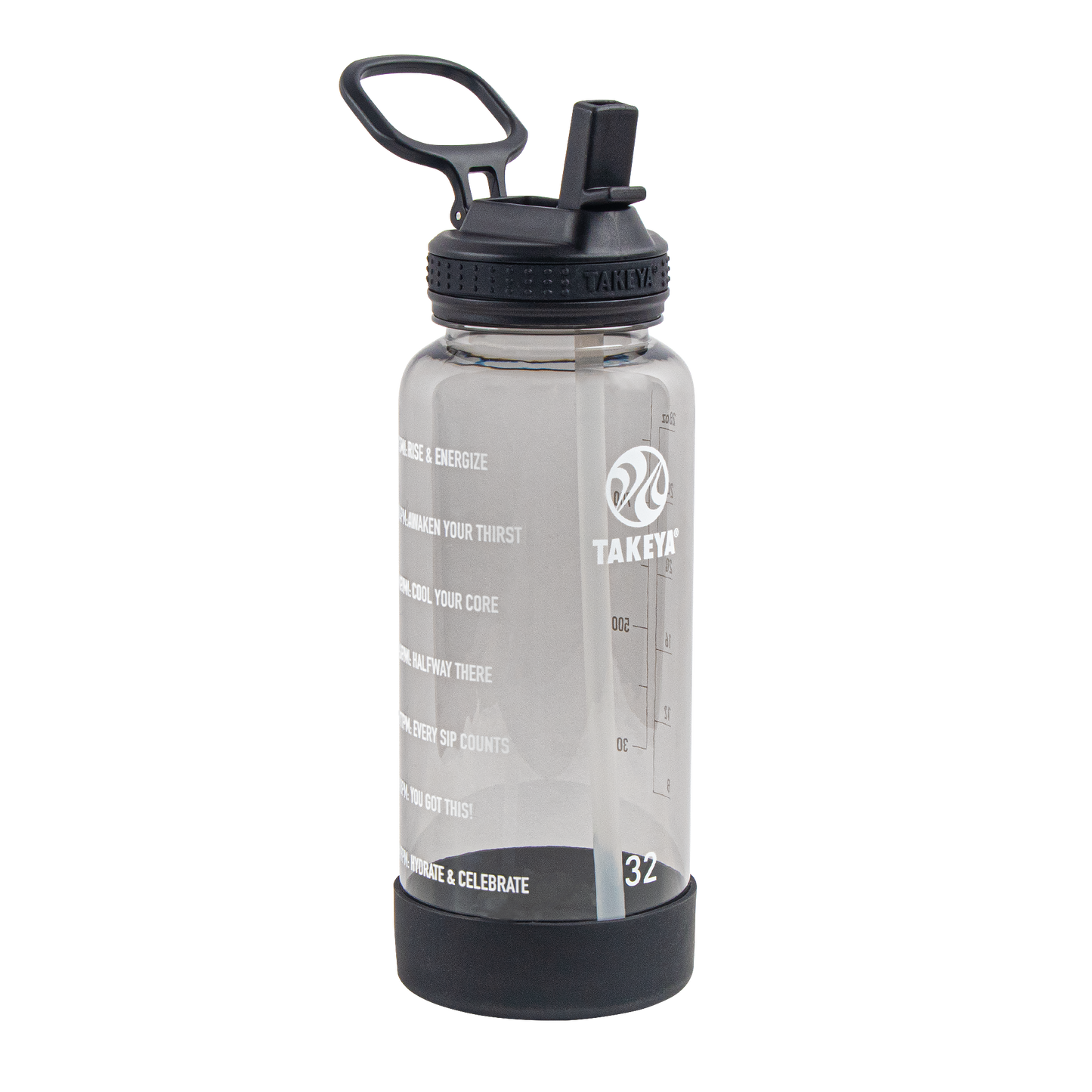 tritan-motivational-water-bottle-with-straw-lid-f2 52539-Tritan-Straw-Motivational-32-StormyBlack-frontangle.png