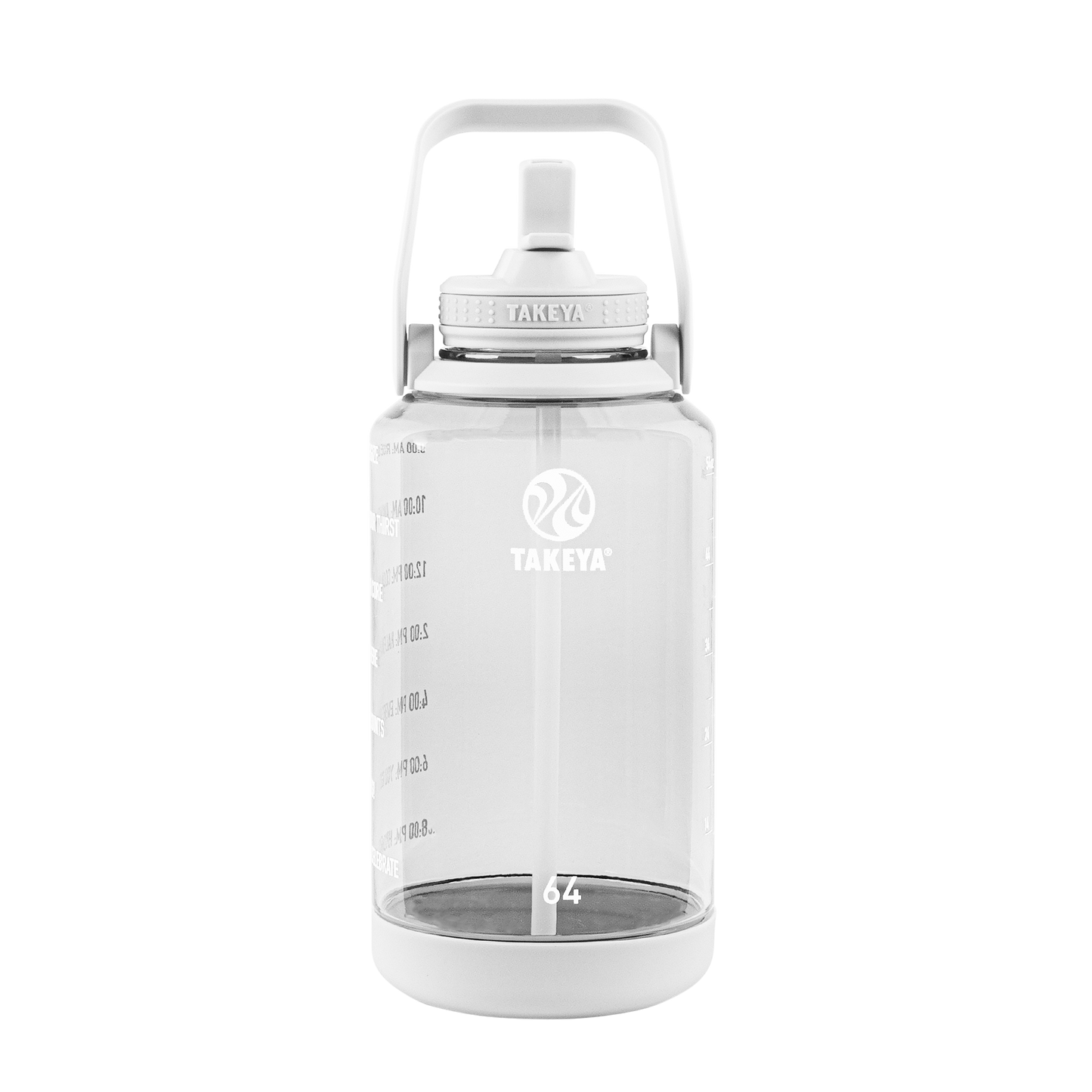 tritan-motivational-water-bottle-with-straw-lid-f2 54142-Tritan-Straw-Motivational-64-WhiteCloud-front.png