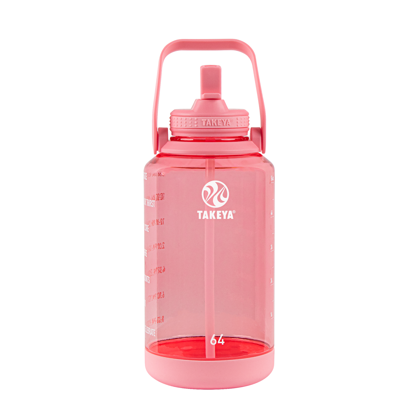 tritan-motivational-water-bottle-with-straw-lid-f2 54143-Tritan-Straw-Motivational-64-FlutterPink-front.png